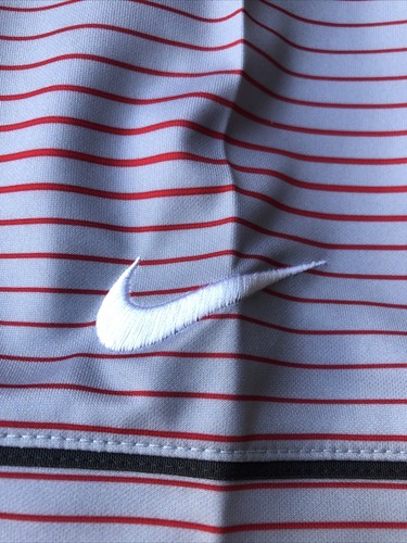 Nike Men's Dri-FIT Short Sleeve Golf Polo Shirt Tampa Bay Buccaneers. Red/ Md. - Picture 3 of 11