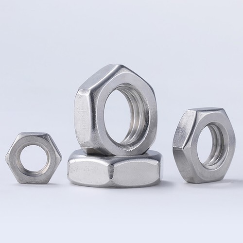 304 Stainless Steel Thin Hexagon Nut Extra Fine Thread Pitch M6 M8 M10 M12 - M30 - Picture 4 of 4