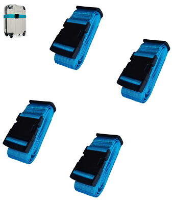 4 x Koffergurt Koffergurte  Koffergürtel Kofferband Gepäck Gurt Top!!!!