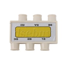 E-A-D-G-B-E 6 Tones Guitar String Tuning Plastic Guitar Pitch Pipe Tuner