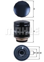 Knecht OC 593/4 ÖLfilter FüR Audi Seat Skoda VW