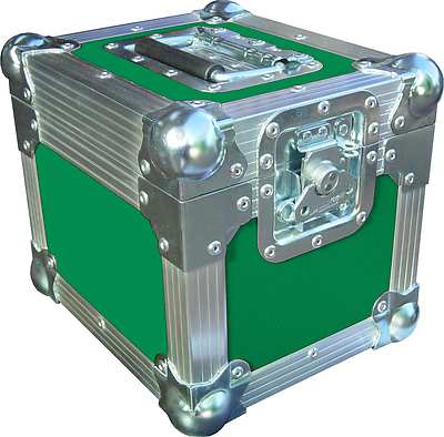 7'' Single 100 Swan Flight Case Vinyl Schallplattenbox (grün Hart-PVC)