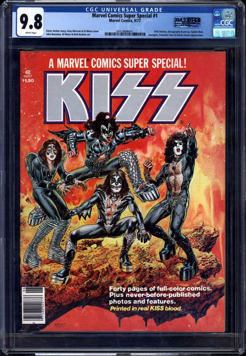 その他 KISS (MARVEL COMICS SUPER SPECIAL #001) Marvel Comics Super Special #1 CGC 8.5!!! | eBay