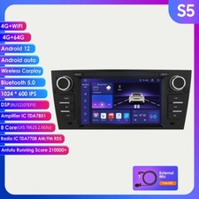 F�r BMW 3er E90 E91 E92 E93 DAB+ Autoradio Carplay Android 12 4+64G GPS NAVI RDS