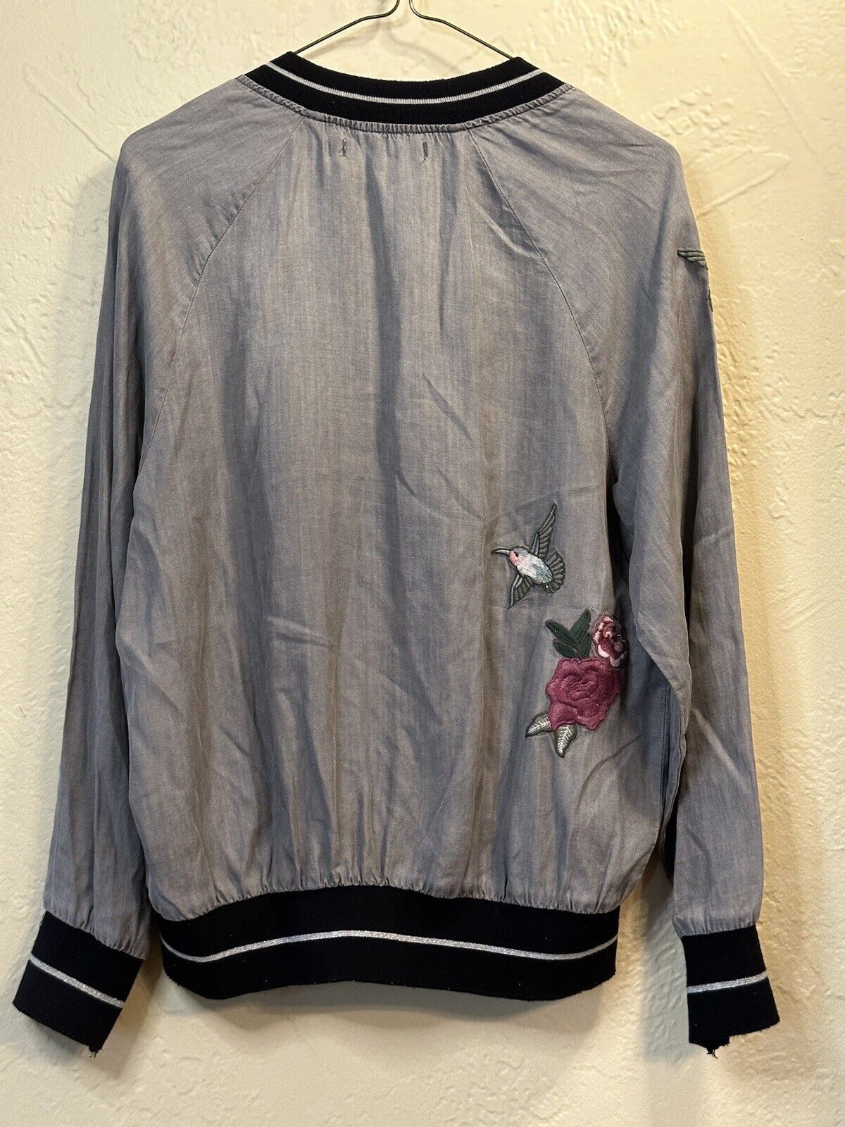 Standard Grace M Embroidered Baseball Style Jacke… - image 8
