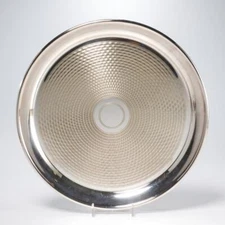 Gainsborough Silverplated EPNS Serving Cocktail Tray Optic Pattern England