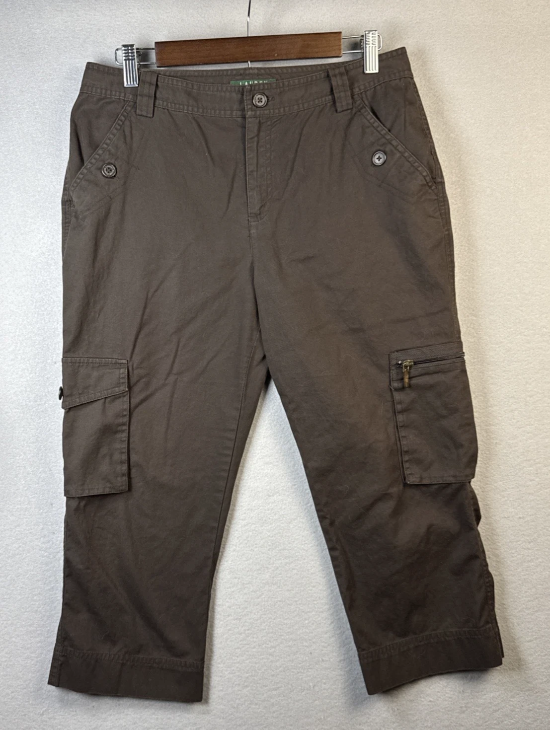 Lauren Ralph Lauren Capri Pants Womens Size 8 Cargo Pocket Coastal Military Camp
Opens in a new wind