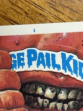 1987 Garbage Pail Kids OS9th Series 367b Fluoride Ida BLUE DOT ERROR