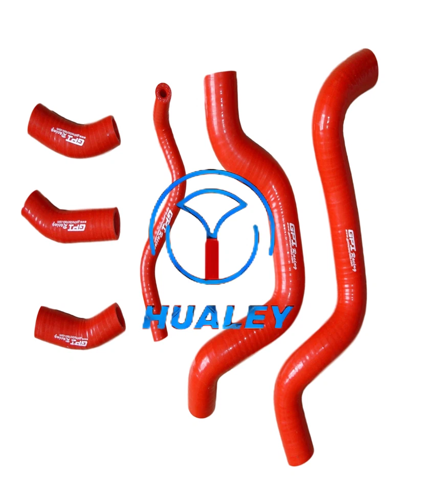 Manguera roja de silicona carbón para Suzuki SV650S/SV650 K5-K9 2005-2009 2006 2007 08 Foto 4 de 4