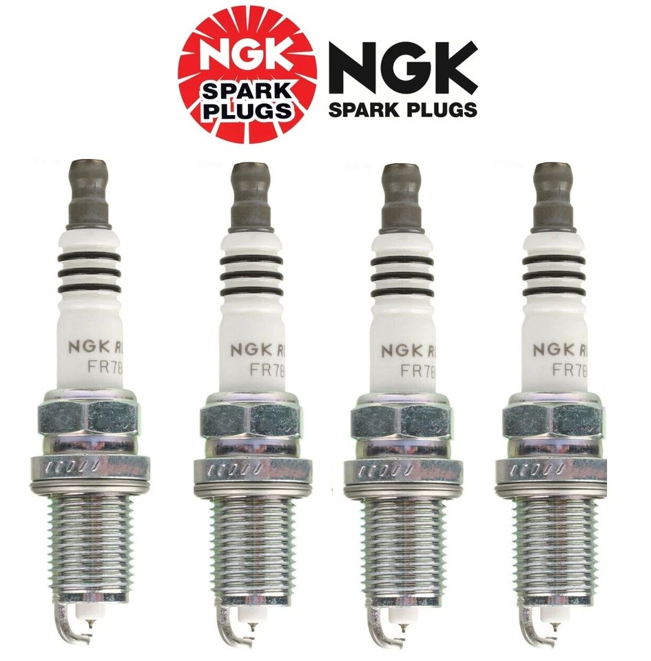 Juego de 4 bujías de rutenio HX para Acura Audi Buick Chevrolet Honda 92400 NGK Foto 2 de 4