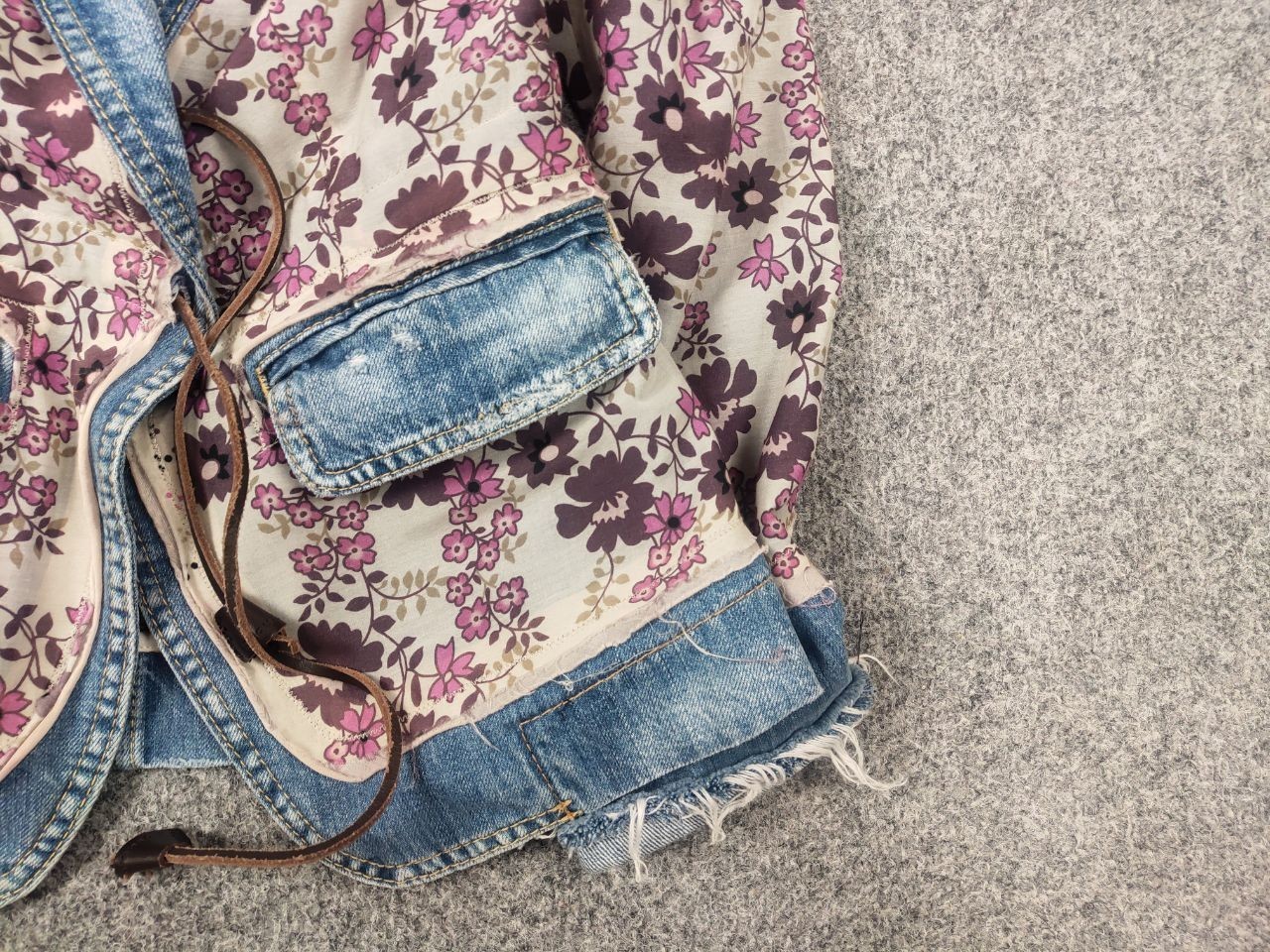 Dsquared2 Design Denim Patchwork Flower pattern s… - image 8