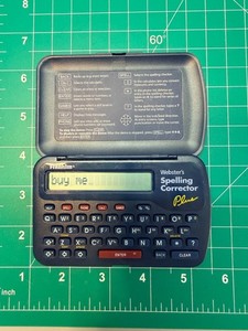 Franklin NCS-101 Webster's Spelling Corrector Plus Handheld EUC Vintage Working