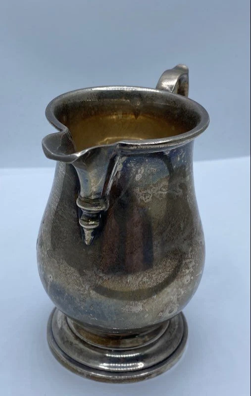 Crema con mango ornamentado Birks de plata de ley de 3 1/2" 121,5 g Foto 3 de 4