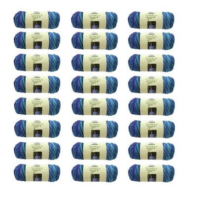 Caron Oceana, Simply Soft Paints Yarn, Multipack of 12, 12 Pack
