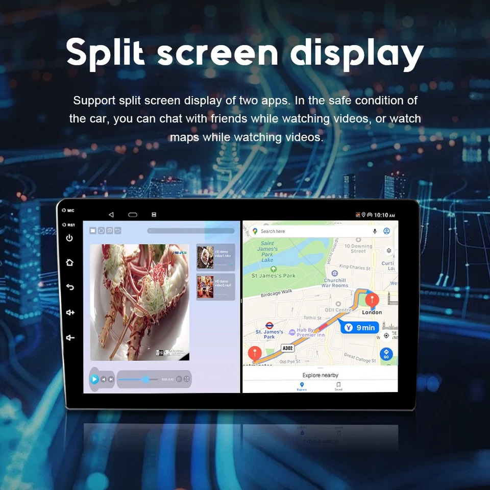 Stereo For Jeep Grand Cherokee WK 2008-2013 Android Apple CarPlay Car Radio Navi Foto 4 de 4