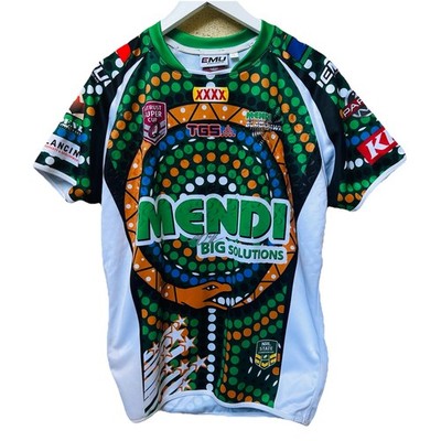 QRL Townsville Blackhawks Intrust Super Cup Match Worn Rugby League Jersey .