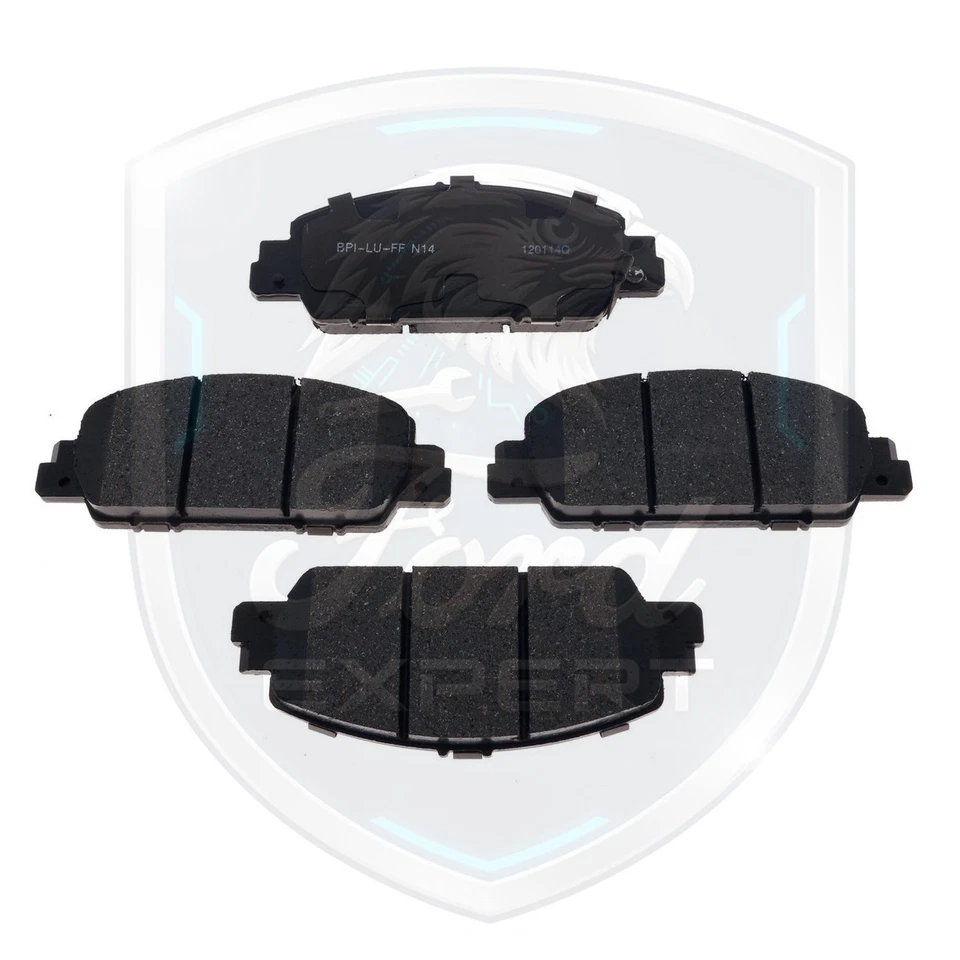 Kit de pastillas de freno cerámicas delanteras y traseras premium OE para Honda HR-V 2016-2022 9 años de guerra Foto 3 de 4