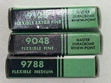 Esterbrook Fountain Pen Nibs 9128 9048 9788 U Get 3~ All Flexible! ~ New Stock