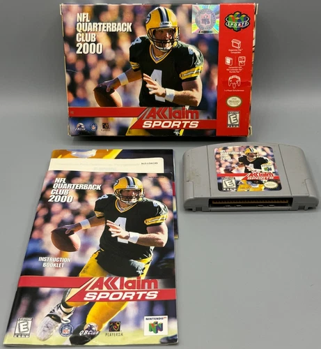 NFL Quarterback Club 2000 Nintendo 64 N64 CIB Complete W/ Manual & Poster