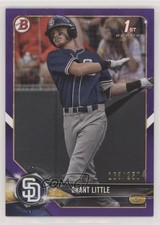 2018 Bowman Draft Purple 163/250 Grant Little #BD-110 0l2