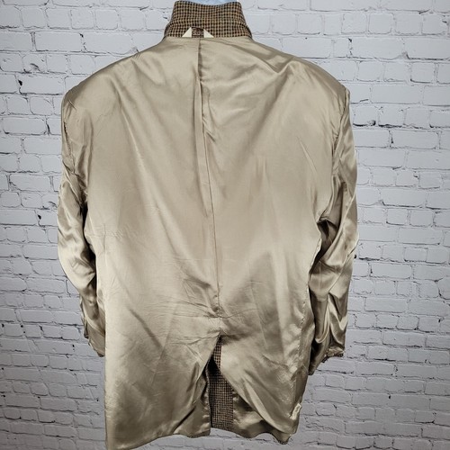 Giacca cappotto sportivo vintage erica e tweed lana marrone toppe gomito made in USA taglia 44L - Foto 7 di 16