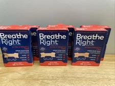 156 BREATHE RIGHT NASAL STRIPS, TAN (6 x 26 CT BOXES) EXP 7/2028 DISTRESSED PKS