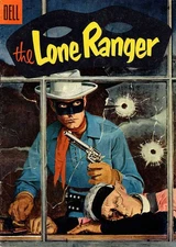 Lone Ranger, The (Dell) #83 FN; Dell | May 1955 western hero - w/Bag+Board