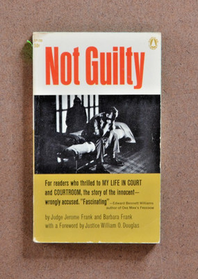 Vintage Not Guilty by Judge Jerome Frank & Barbara Frank 1962 Paperback