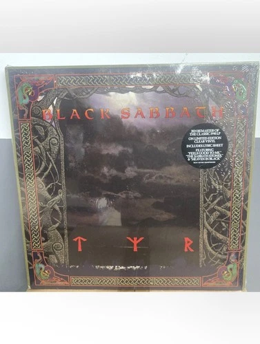 Black Sabbath Tyr 2024 Remaster Clear Vinyl LP Sealed Rhino 603497820283 NEW