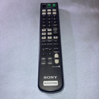 Genuine Sony AV System 2 Remote Control RM-U306 Controller RMU306 OEM Authentic