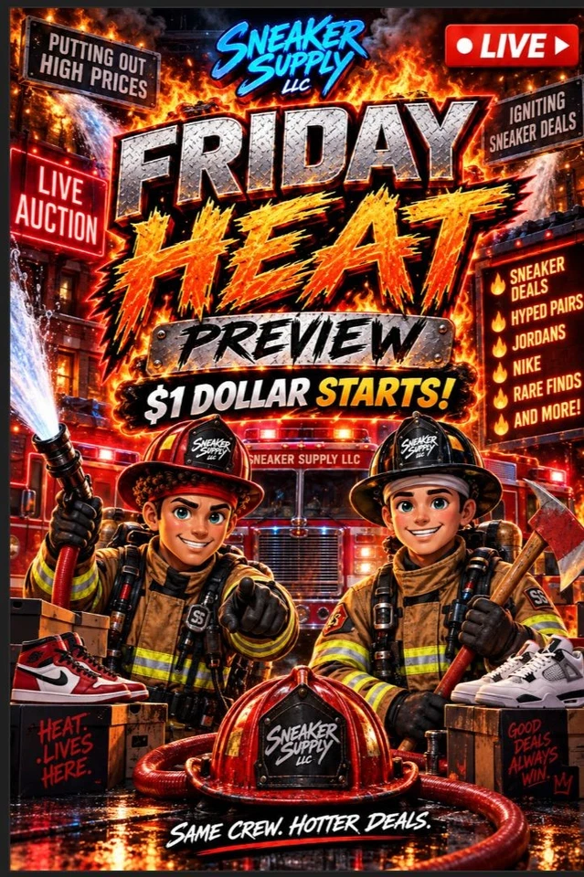 SNEAKER RESTOCK WEEK PREVIEW - $1 STARTS - HEAT YOU DON'T WANT TO MISS