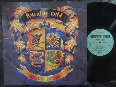RUNNING WILD Blazon Stone / DSB Matrix LP 1991 NOISE INTERNATIONAL N 0171-1