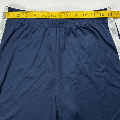 Nike Dri-FIT Kids Athletic Shorts Youth Size Medium Navy Blue White Stripe - Picture 5 of 12