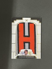 Topps 2024 Definitive Collection Gunnar Henderson Jumbo Patch #DNC-GH ONE of ONE