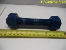 Qty = 23: Teflon Coated B7 All Thread Studs W/ 2 Nuts 7/8"-9 x 5.75" Long