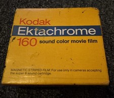 NOS Kodak Ektachrome 160 Sound Color Movie Film Super 8 EXPIRED 1981 Vintage