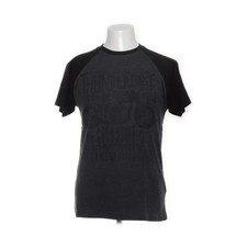 Thunderbike, T-shirt, Größe: M, TB639, Grau/Schwarz, Baumwolle/Polyester #Opb