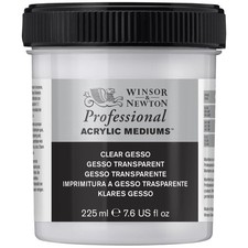 Winsor & Newton WN Acrylic Clear Gesso 225 225 ml (Pack of 1), Klares 