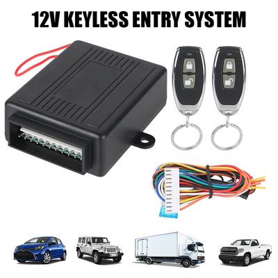 Car Keyless Entry System Remote Central Door Lock Unlock Window Lifter 12V