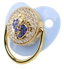 Baby Personalized Pacifier For Newborns, pacifier with foot patterns 1 In Pack