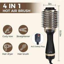 NEW 4 in 1 Hair Dryer Brush and Volumizer Styler Hot Air Ionic Ceramic