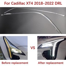 Right Car Headlights DRL For Cadillac XT4 18-2022 Light Guide Strip Ballast Tube