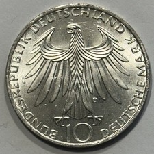 Germany Federal Republic 1972 Commemorative 10 Mark, Munich Olympic Games KM 132