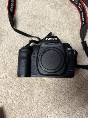 Canon EOS 5D Mark II 21.1MP DSLR Camera Body Shutter Count: 7164 2 Batteries Inc