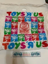 Vintage 1998 Toys R Us Retail Shopping Bag Mosaic Geoffrey Original