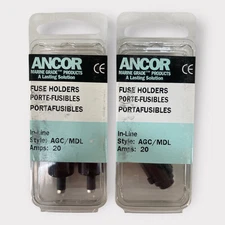 Ancor 607015 Marine Grade In-Line AGC/MDL Fuse Holder - 20 Amp **Lot of 2**