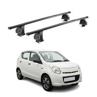 Stahl DachträGer FüR Suzuki Alto HA25 2009-2014 TÜV AbschließBar 2Tlg Schwarz