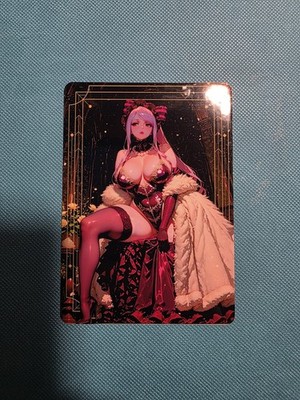 Beautiful Waifu Card -Shalltear -Goddess ACG Custom DIY Fan Art Card 