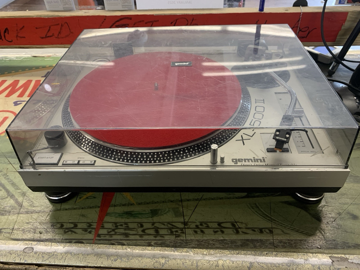 Gemini XL 500 II Direct Drive Manual Turntable Tested for Gemini XL 500 II Direct Drive Manual Turntable Tested for