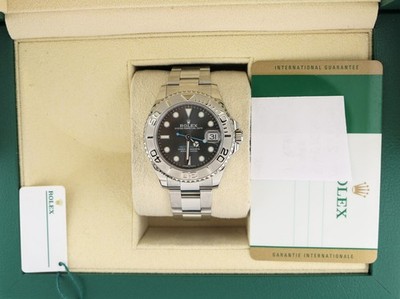 2017 Rolex Yacht-Master 268622 Rhodium Dial SS Oyster With Papers 37mm